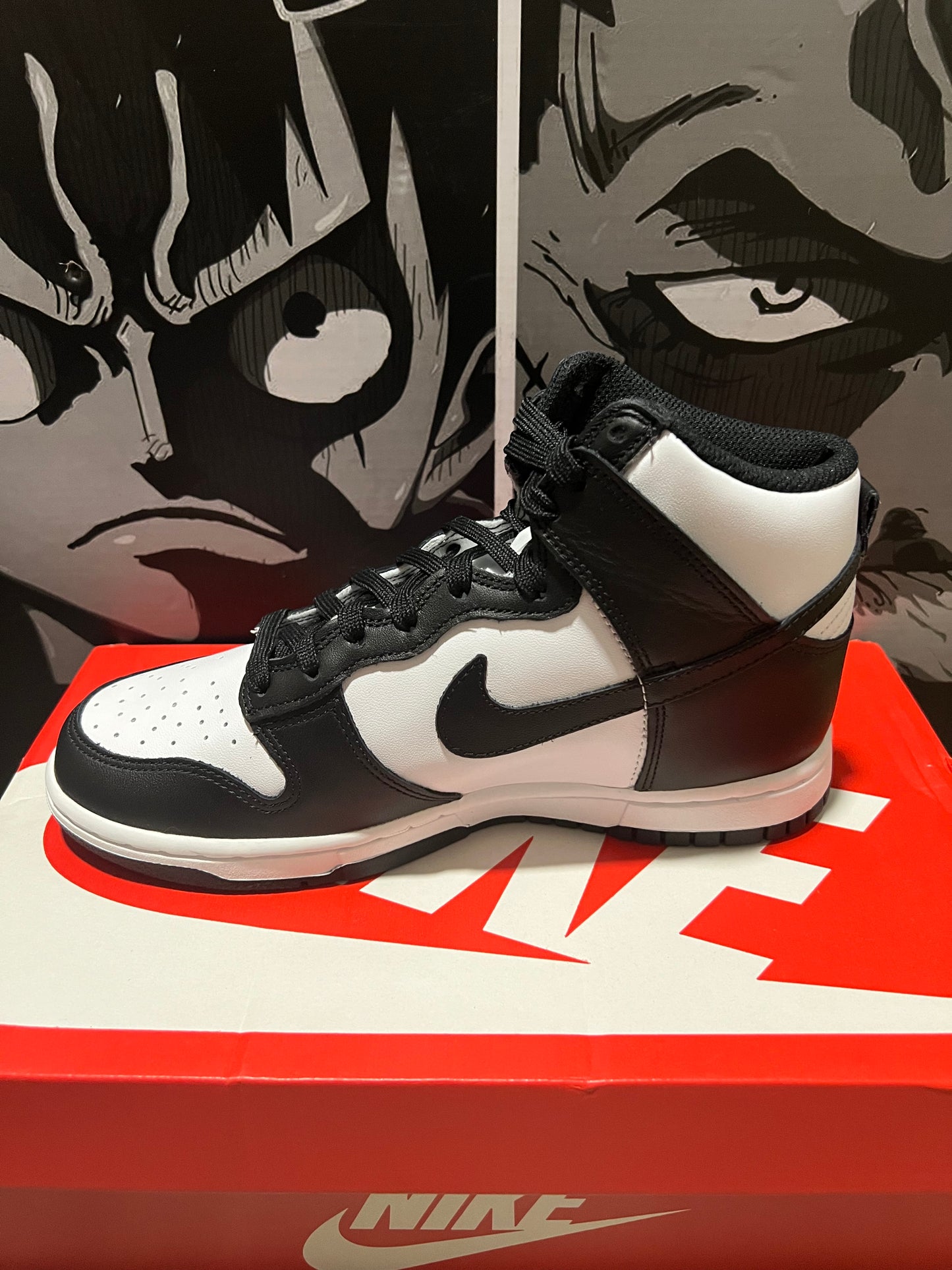 Wmns Dunk High 'Black White'