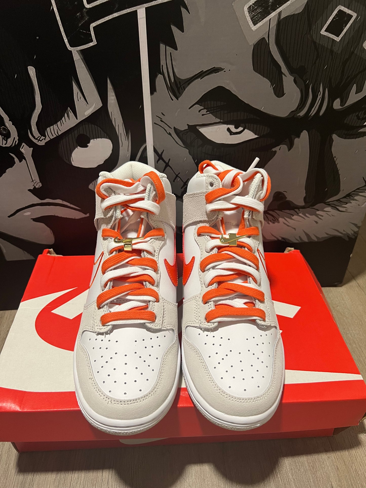 Wmns Dunk High SE 'First Use Pack - White Orange'