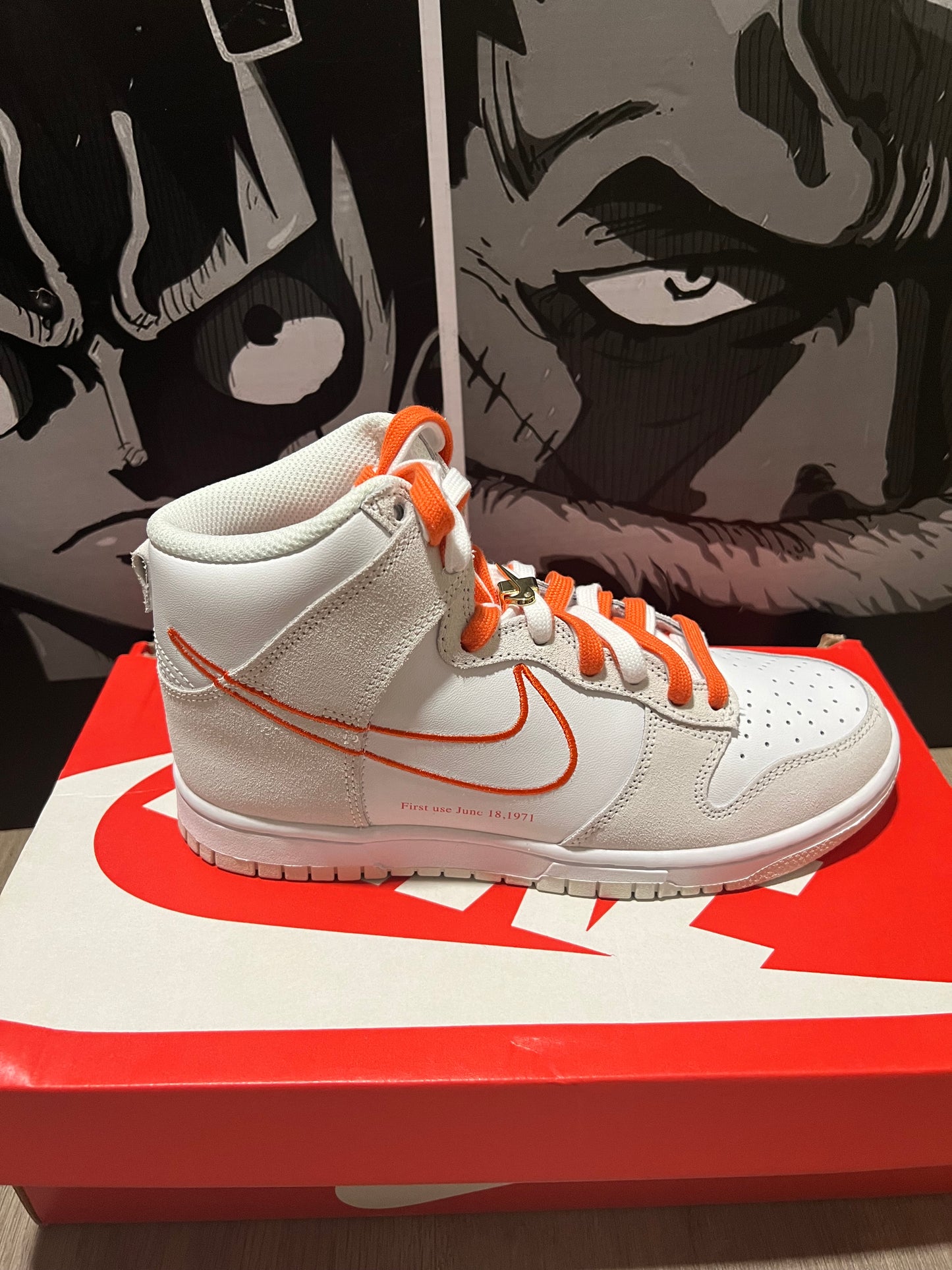 Wmns Dunk High SE 'First Use Pack - White Orange'