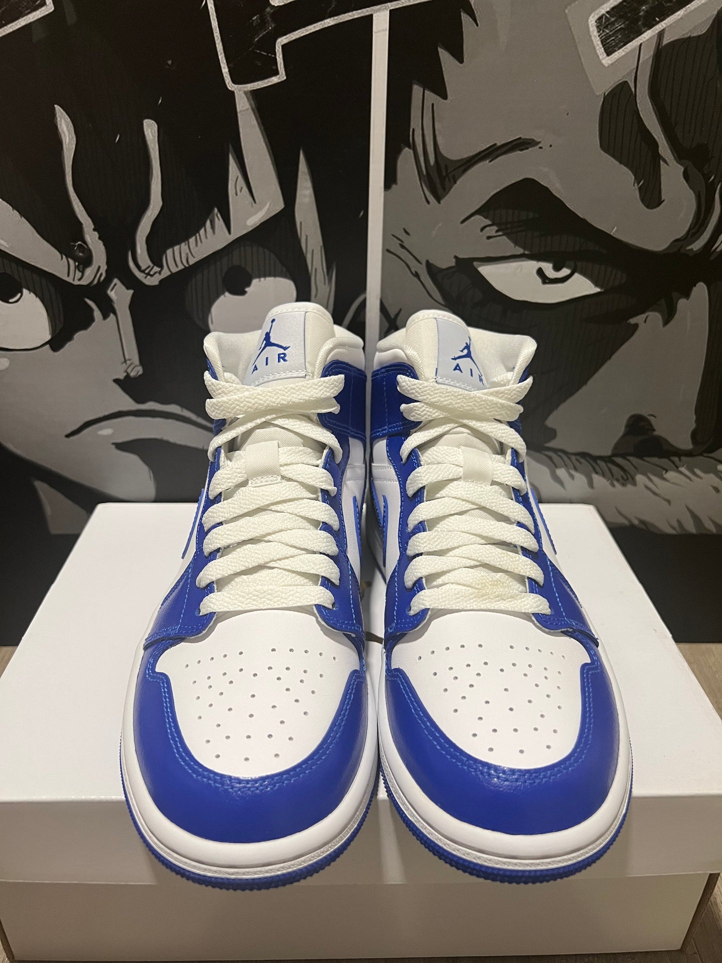 Wmns Air Jordan 1 Mid 'Kentucky Blue'