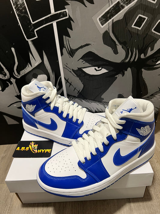 Wmns Air Jordan 1 Mid 'Kentucky Blue'