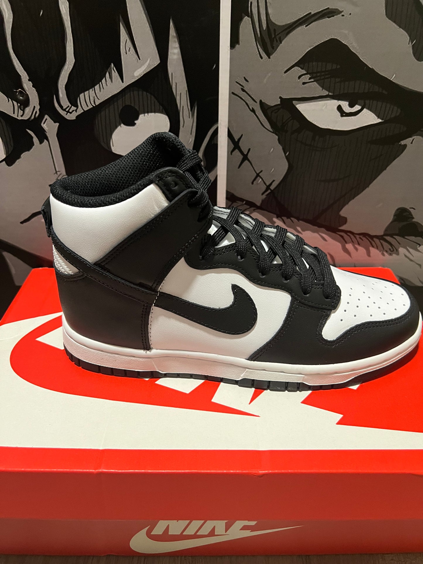 Wmns Dunk High 'Black White'