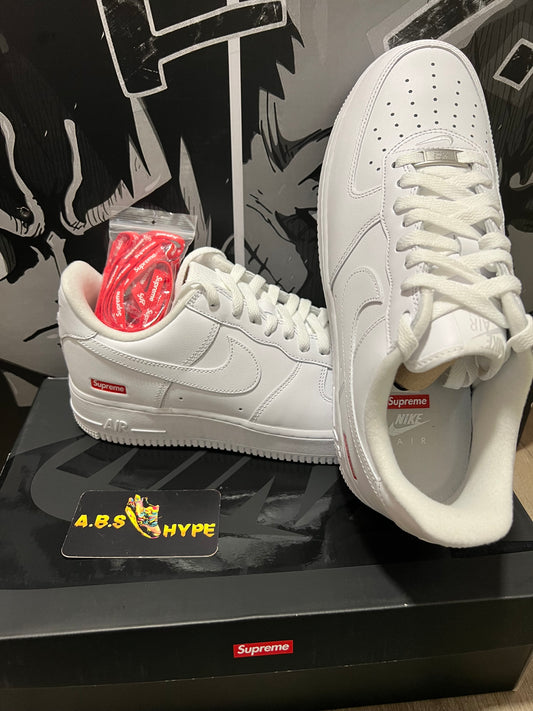 Supreme x Air Force 1 Low 'Box Logo - White'