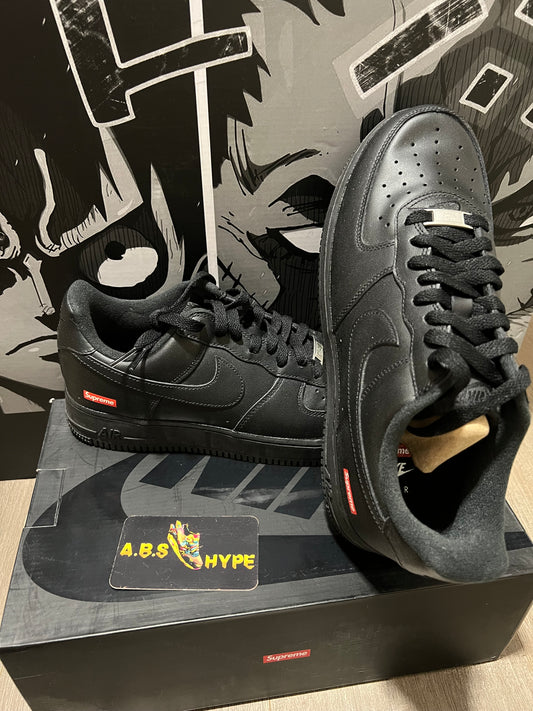 Supreme x Air Force 1 Low 'Box Logo - Black'