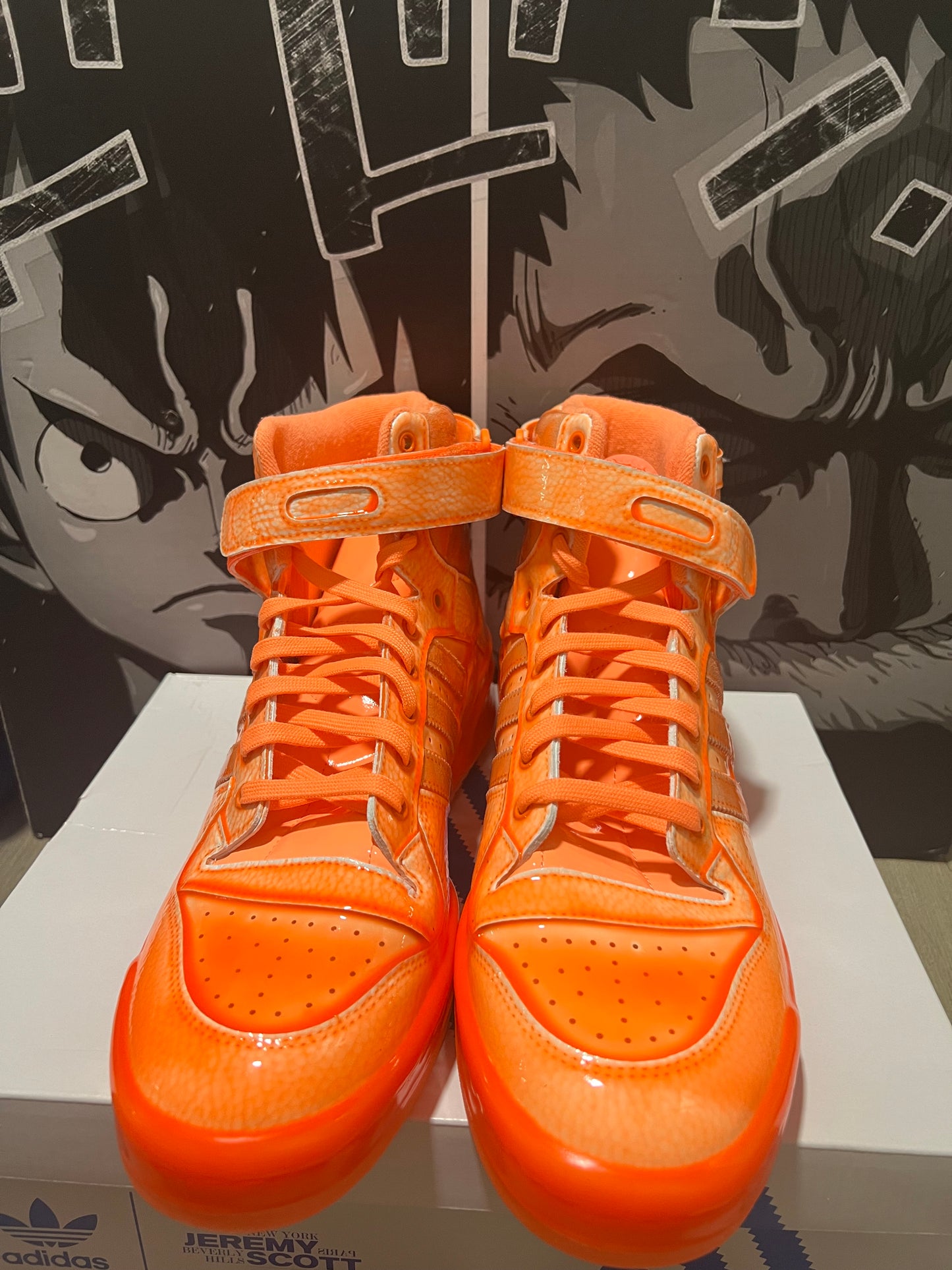 Jeremy Scott x Forum High 'Dipped - Signal Orange'