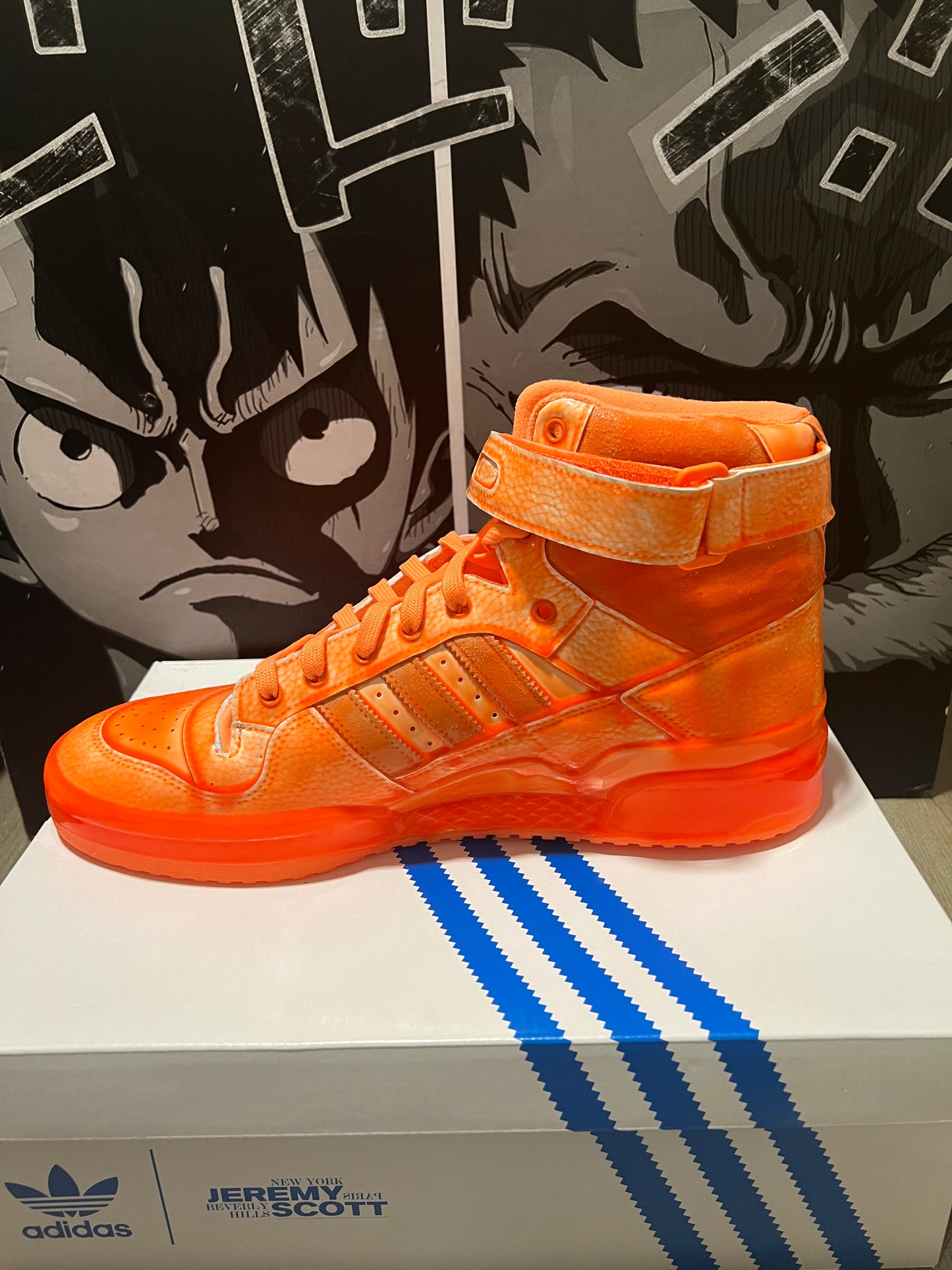 Jeremy Scott x Forum High 'Dipped - Signal Orange'