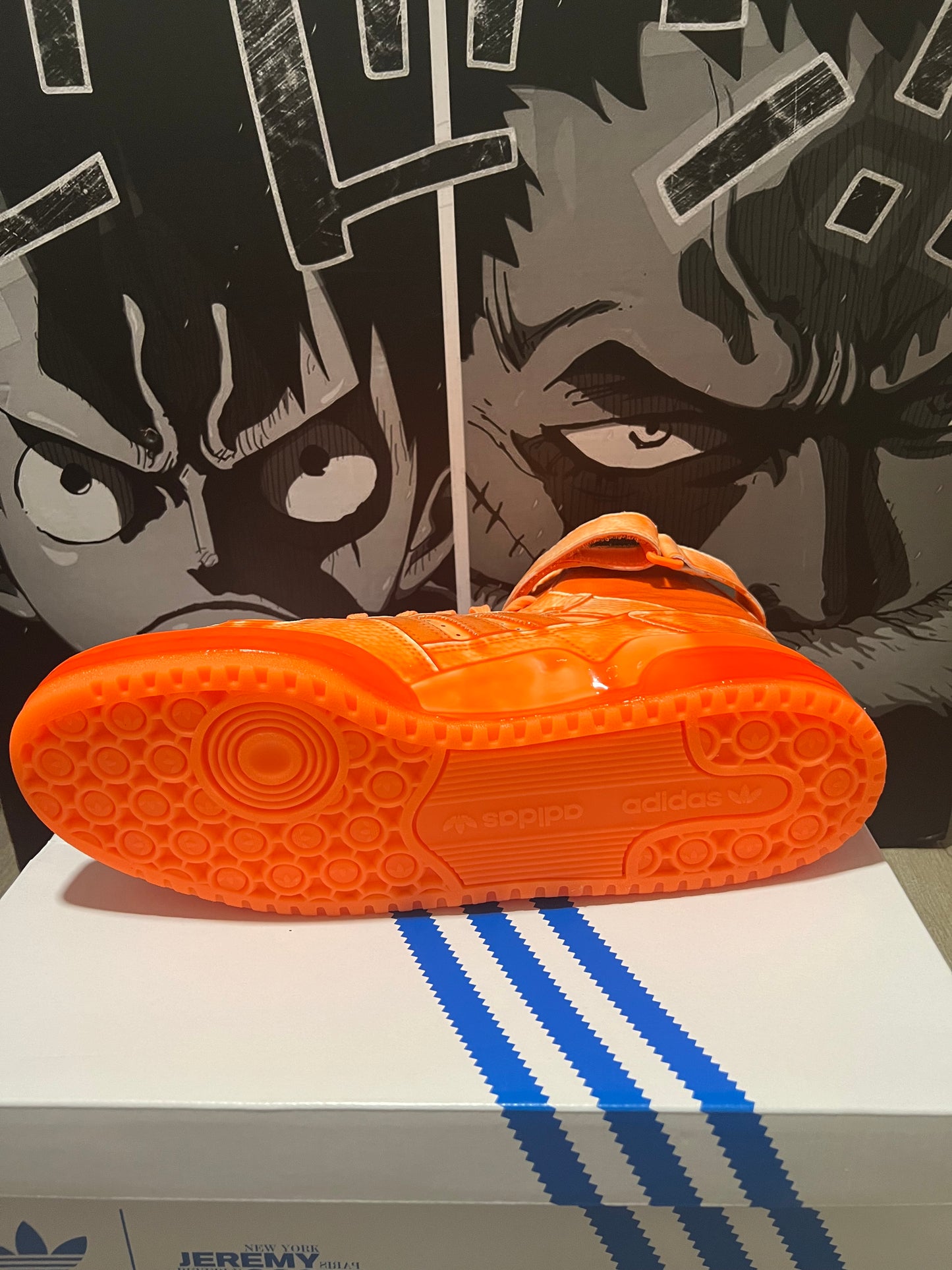 Jeremy Scott x Forum High 'Dipped - Signal Orange'